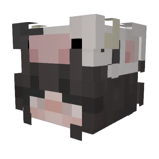 kit_e_cat_ Minecraft avatar head, 3D render