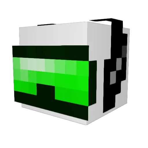kitanz Minecraft avatar head, 3D render