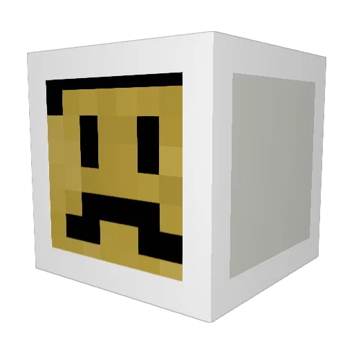 kitchendroop Minecraft avatar head, 3D render