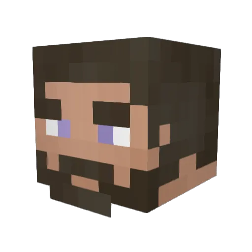 kiteflyer22 Minecraft avatar head, 3D render