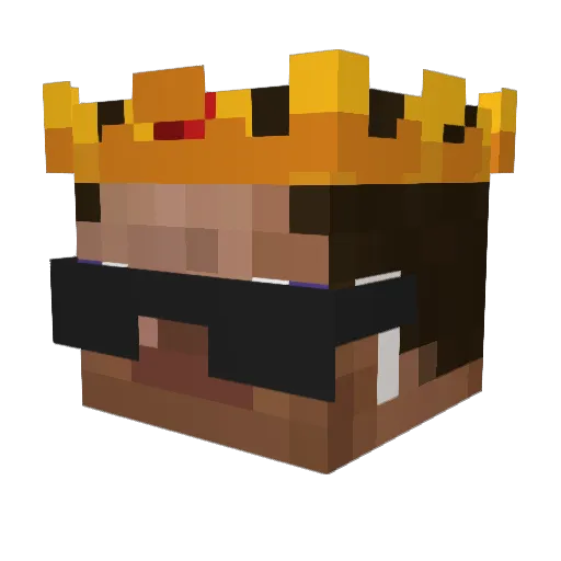 kiteket023 Minecraft avatar head, 3D render