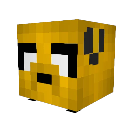 kithes4u Minecraft avatar head, 3D render