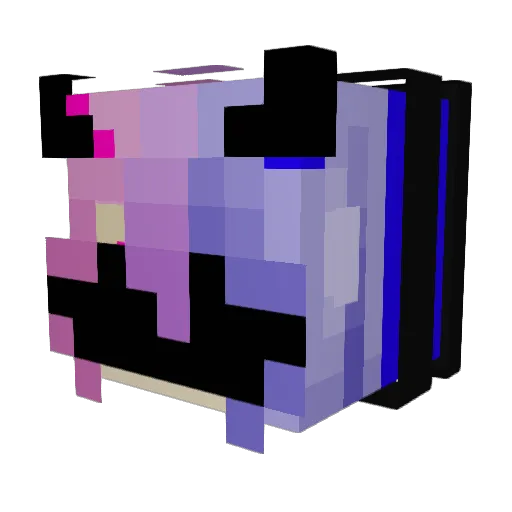 kitika22 Minecraft avatar head, 3D render