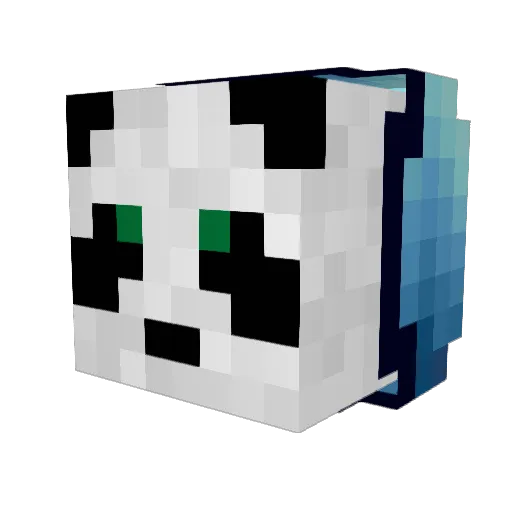 kitka47511 Minecraft avatar head, 3D render