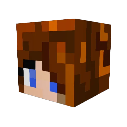 kitkat200011 Minecraft avatar head, 3D render