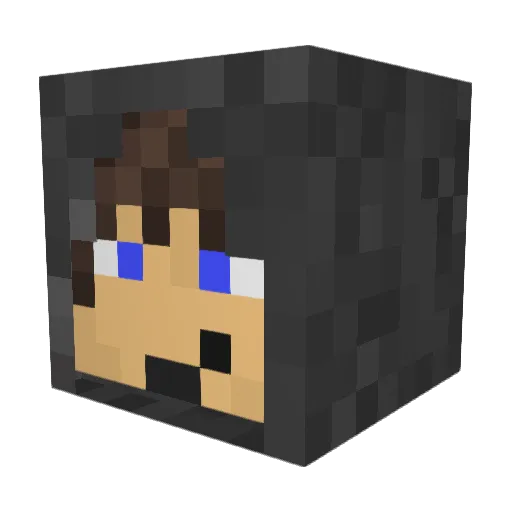 kitkat4826 Minecraft avatar head, 3D render