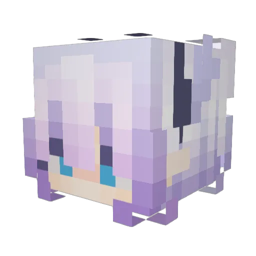 kitkat787 Minecraft avatar head, 3D render