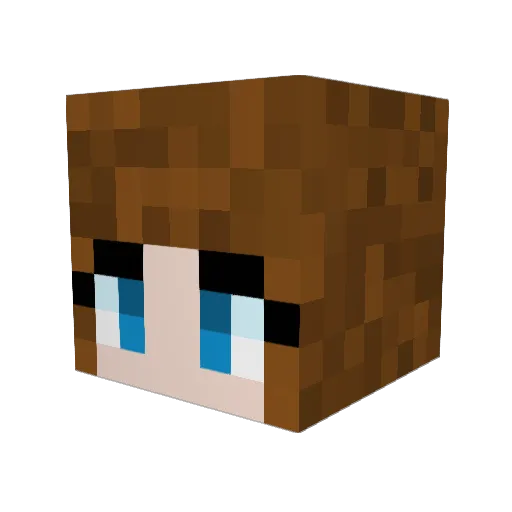 kitkat878 Minecraft avatar head, 3D render