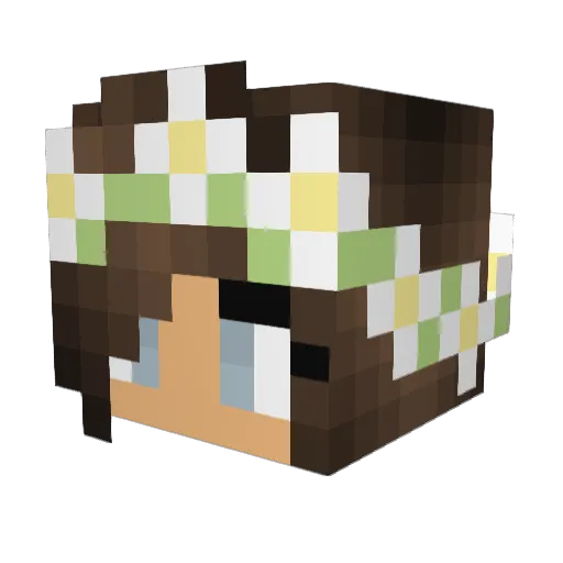 kitkat_112 Minecraft avatar head, 3D render