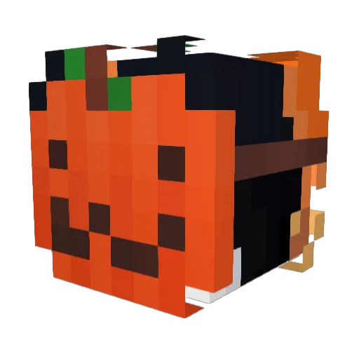 kitkatbarr Minecraft avatar head, 3D render