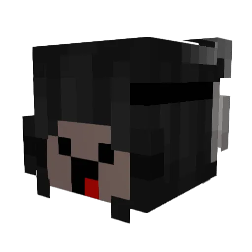 kitkatkat9176 Minecraft avatar head, 3D render