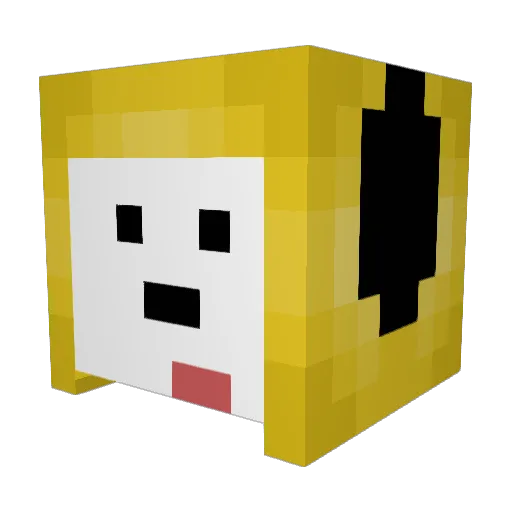 kitkatkelly16 Minecraft avatar head, 3D render