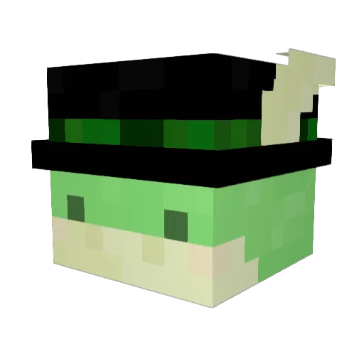 kitoxsora Minecraft avatar head, 3D render