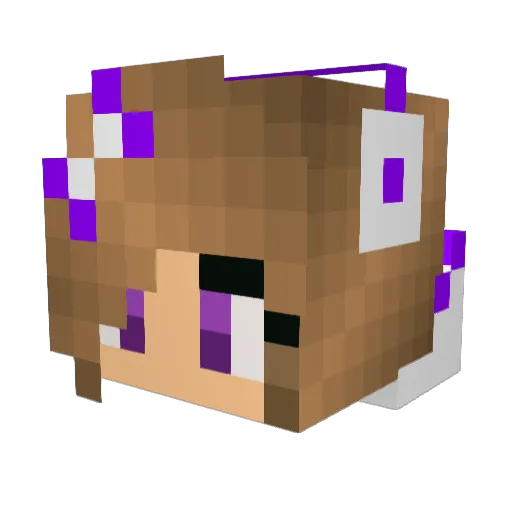 kitramos Minecraft avatar head, 3D render