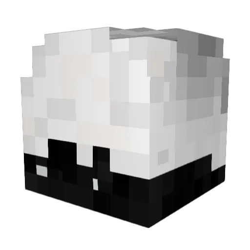 kitsune_sb Minecraft avatar head, 3D render