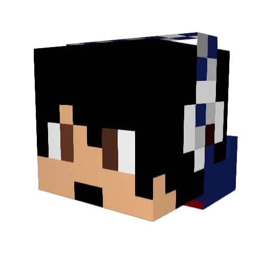 kittanuth11 Minecraft avatar head, 3D render