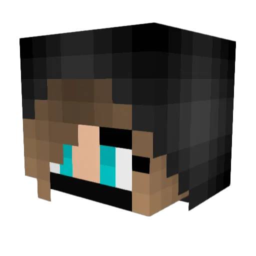 kittecat01 Minecraft avatar head, 3D render