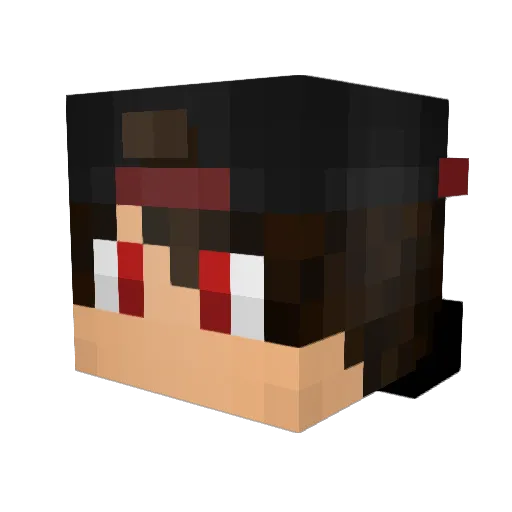 kittedy1 Minecraft avatar head, 3D render