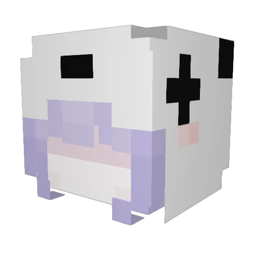 kittehhwebz Minecraft avatar head, 3D render