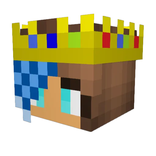 kitten4440 Minecraft avatar head, 3D render