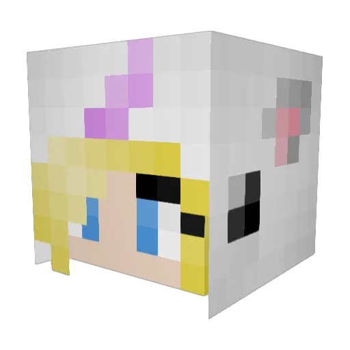 kitten_lover9998 Minecraft avatar head, 3D render