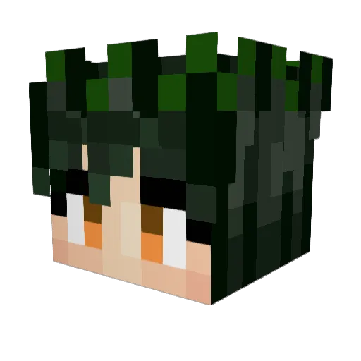 kittendestroyer2 Minecraft avatar head, 3D render