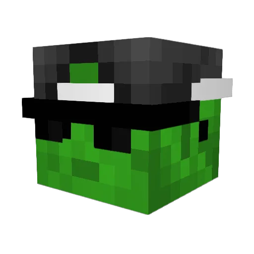 kittenkitten0 Minecraft avatar head, 3D render