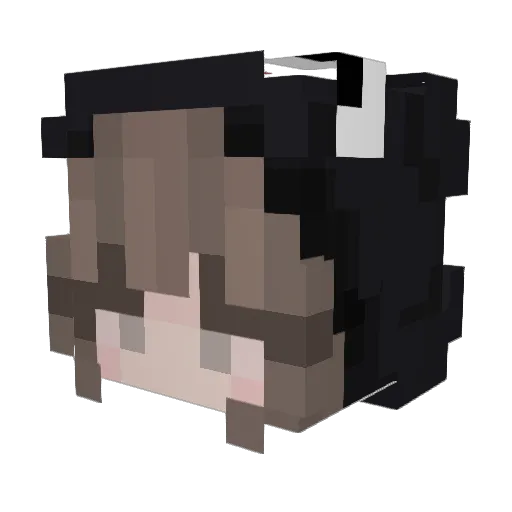 kittenluvr44 Minecraft avatar head, 3D render