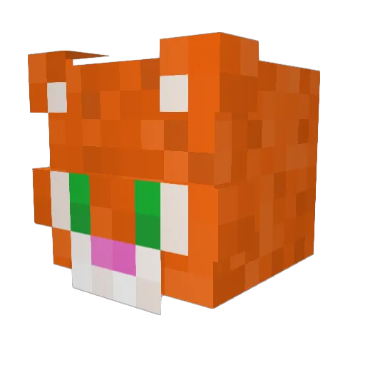 kittikat2703 Minecraft avatar head, 3D render