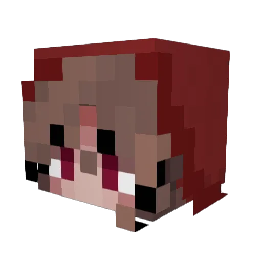 kitty_cat112 Minecraft avatar head, 3D render