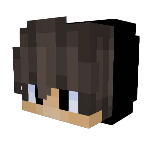 kitty_gamer80 Minecraft avatar head, 3D render