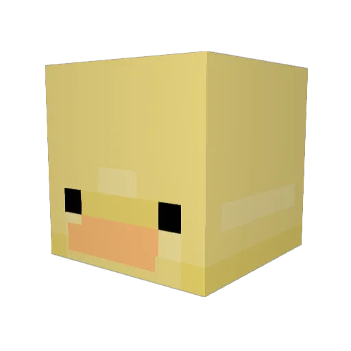 kittybear00 Minecraft avatar head, 3D render