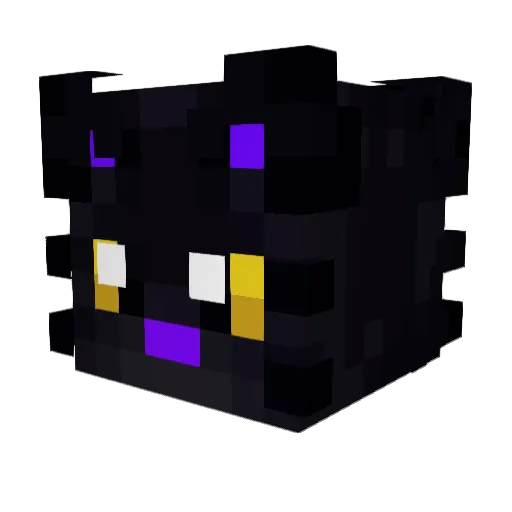 kittybell17 Minecraft avatar head, 3D render
