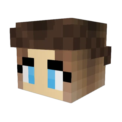 kittyberryy Minecraft avatar head, 3D render