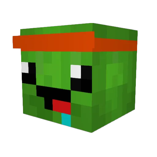 kittycat0704 Minecraft avatar head, 3D render