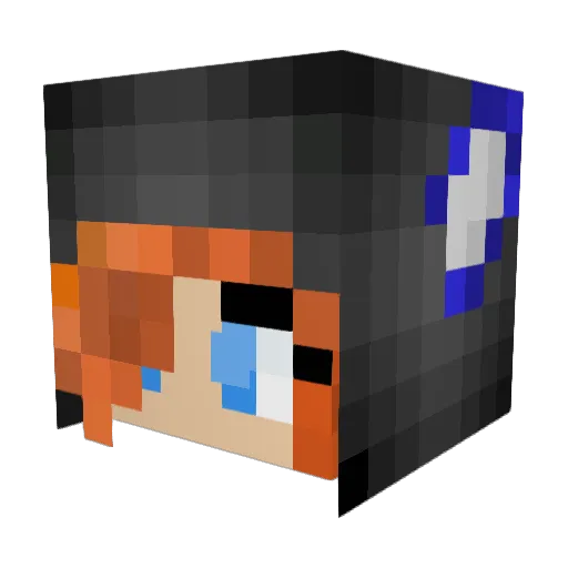 kittycat1205 Minecraft avatar head, 3D render