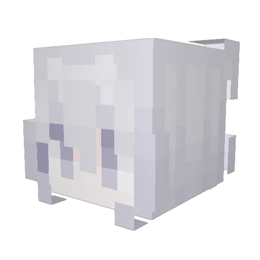 kittycat79 Minecraft avatar head, 3D render
