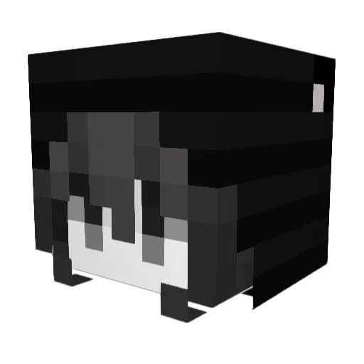 kittycatbladee Minecraft avatar head, 3D render