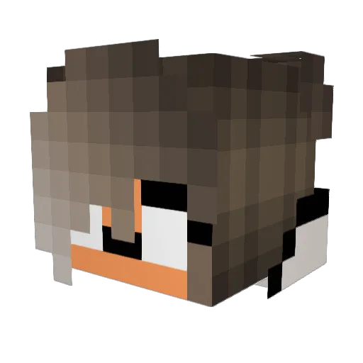 kittycatlover123 Minecraft avatar head, 3D render