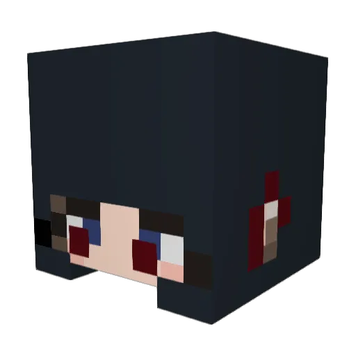 kittycatmama777 Minecraft avatar head, 3D render