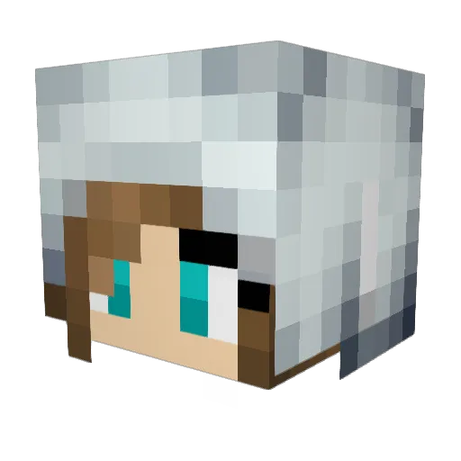kittychan883 Minecraft avatar head, 3D render