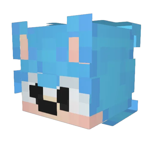 kittyeater162 Minecraft avatar head, 3D render