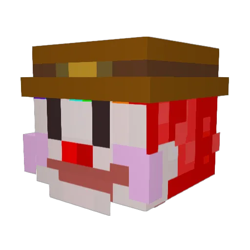 kittygore99 Minecraft avatar head, 3D render