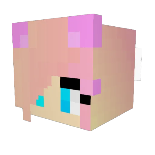 kittykat02 Minecraft avatar head, 3D render