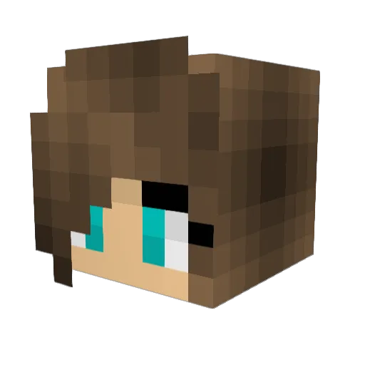 kittykate0209 Minecraft avatar head, 3D render