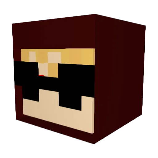 kittykattk Minecraft avatar head, 3D render