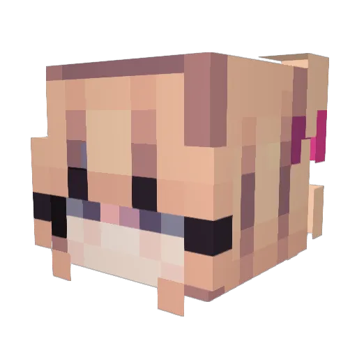 kittykaylee18 Minecraft avatar head, 3D render