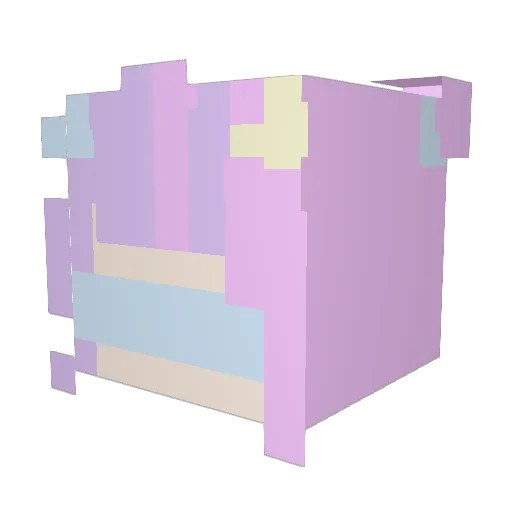 kittykenzzzz Minecraft avatar head, 3D render