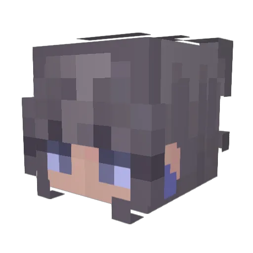 kittyking0410 Minecraft avatar head, 3D render