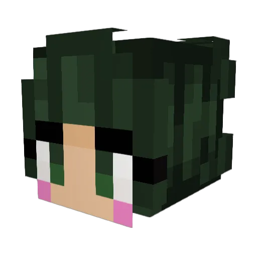kittykitty11 Minecraft avatar head, 3D render